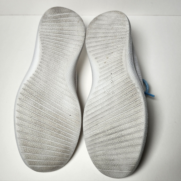 Allbirds Mens Tree Runner White & Blue Sneakers Just Water Collaboration - Picture 10 of 15